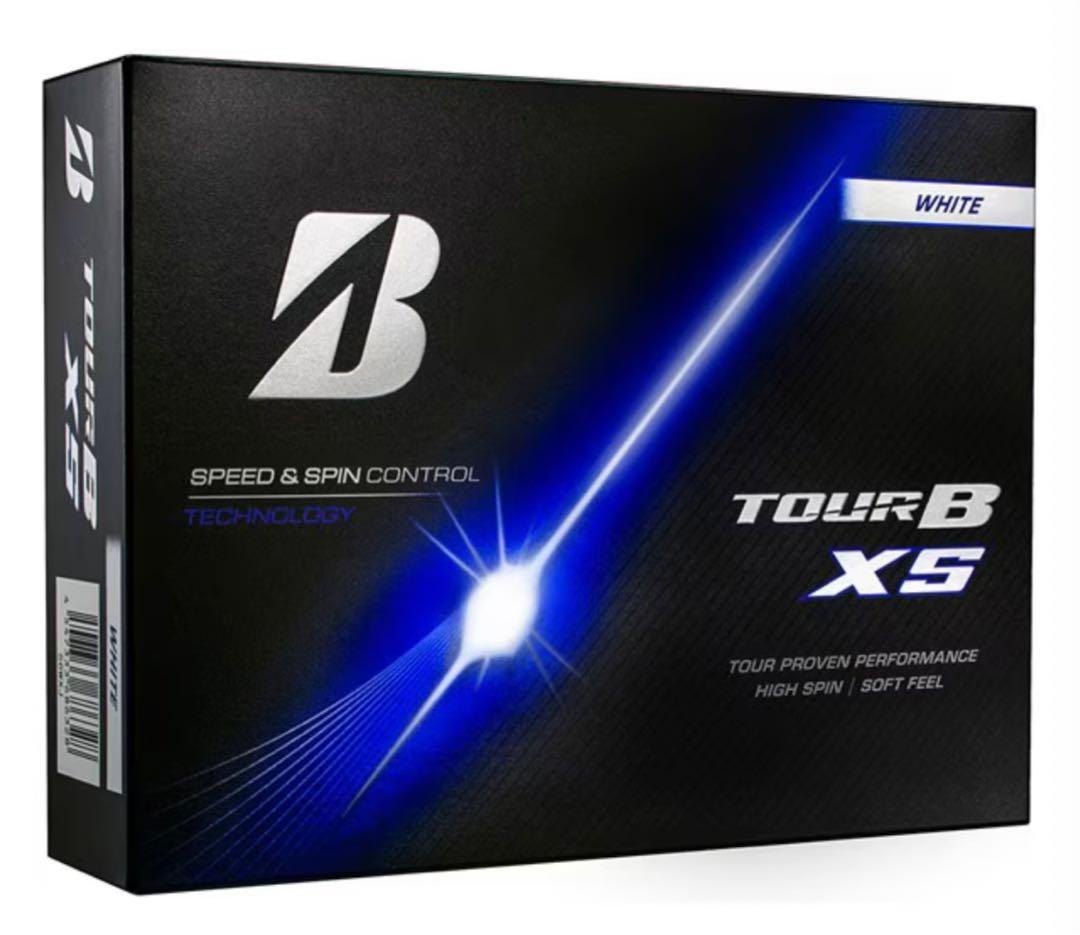 新品2026年NEWブリヂストンTOUR B XS　ホワイト1ダース（12球）