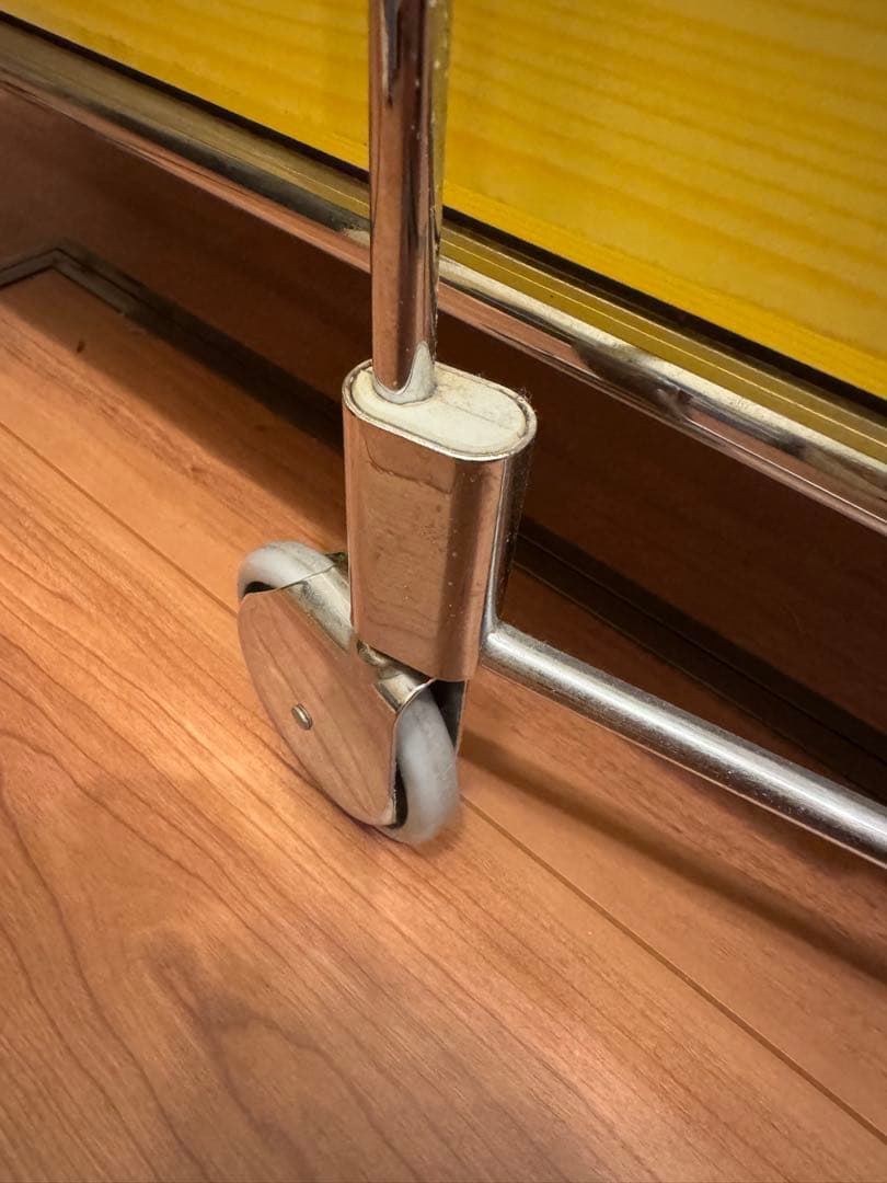 レア‼️ ドイツ　ヴィンテージ フォールディング トロリー　折りたたみワゴン